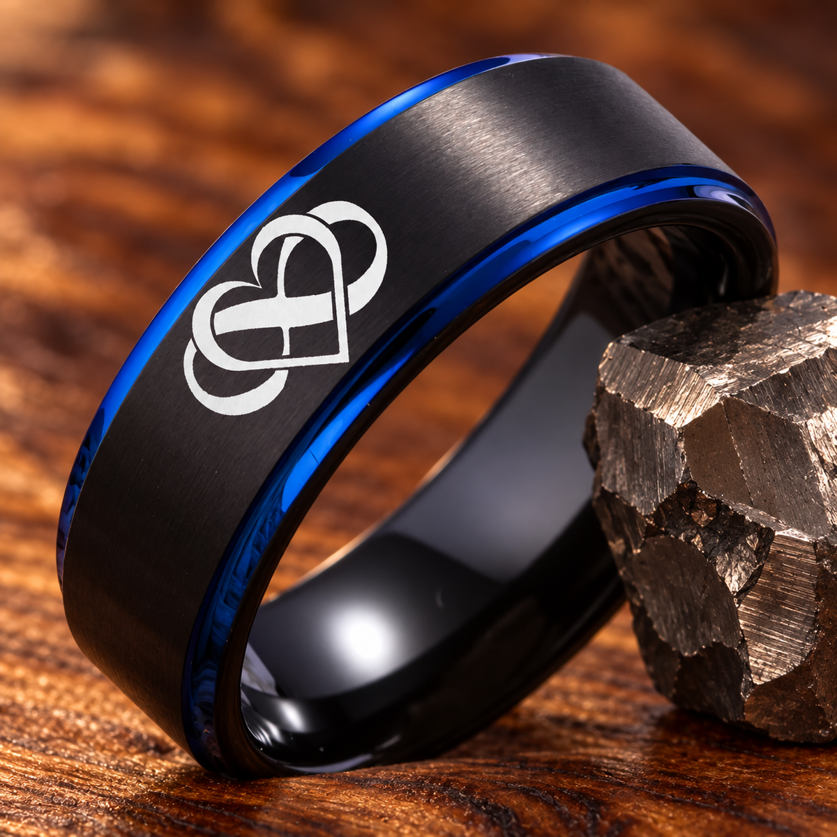 Tungsten Carbide Hunting Ring