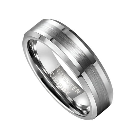 Brushed Tungsten Ring