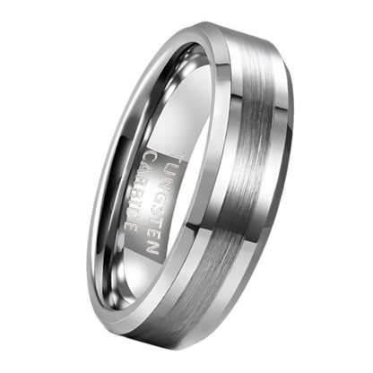 Brushed Tungsten Ring