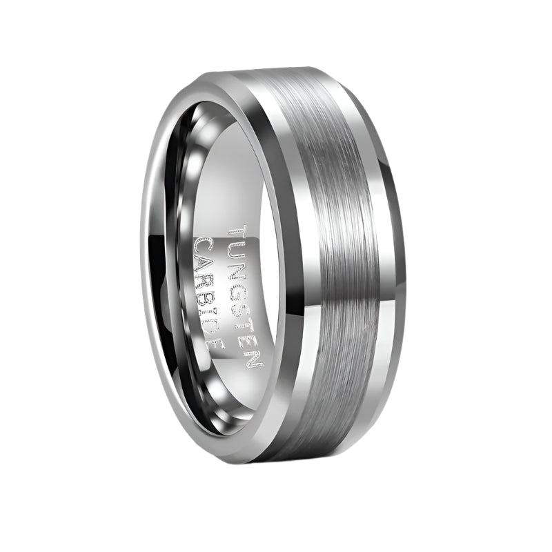Brushed Tungsten Ring