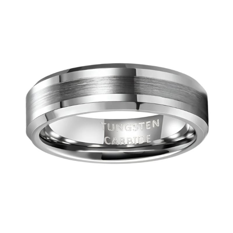 Brushed Tungsten Ring