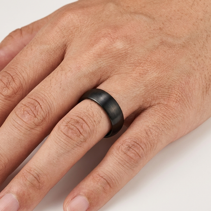 Brushed Tungsten Wedding Band