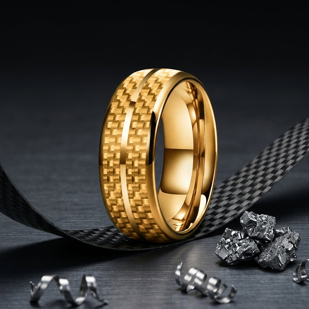 Carbon Fiber Tungsten Rings – Modern Strength & Style