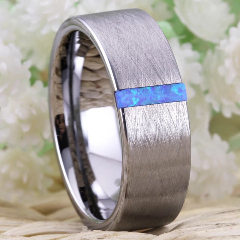 Classic Brushed Tungsten Wedding Ring