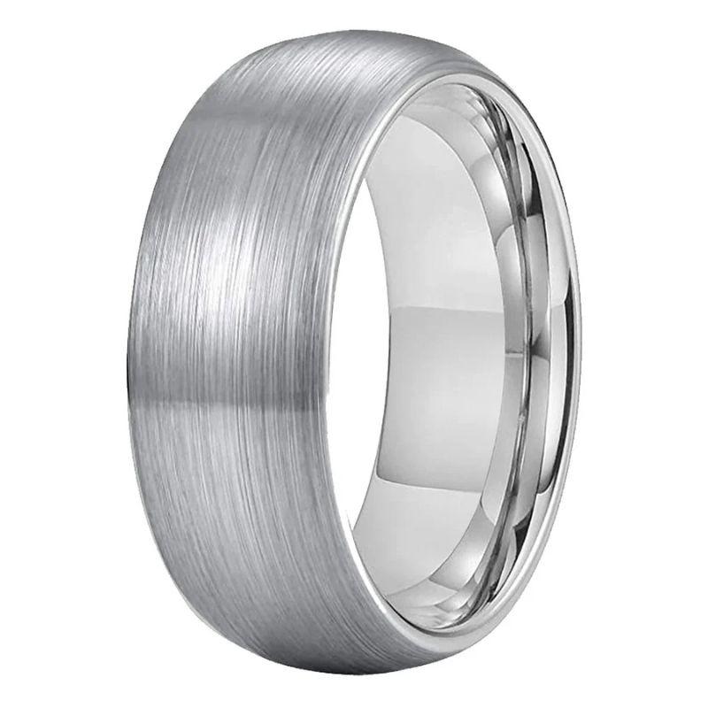 Classic_Brushed_Dome_Tungsten_Wedding_Band