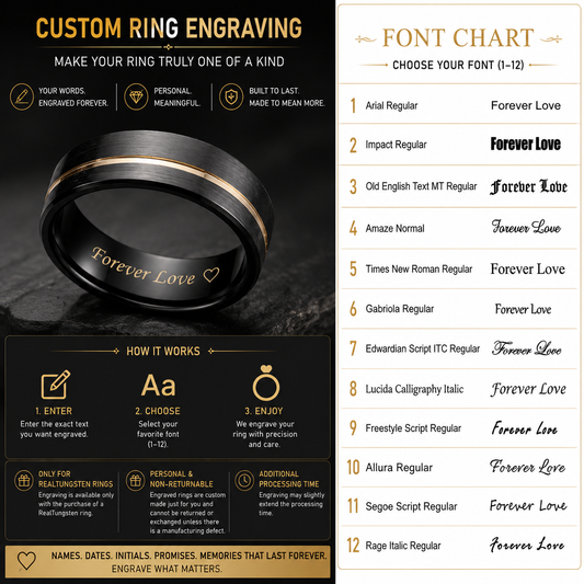 Custom Ring Engraving