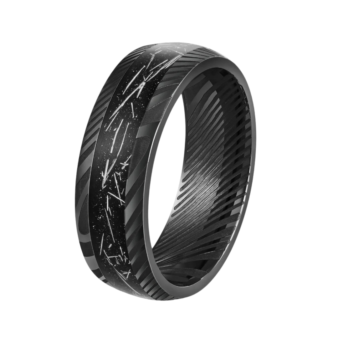 Damascus Stainless Steel Ring