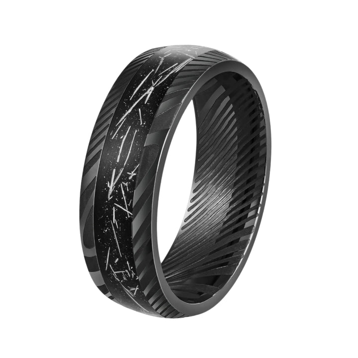Damascus Stainless Steel Ring