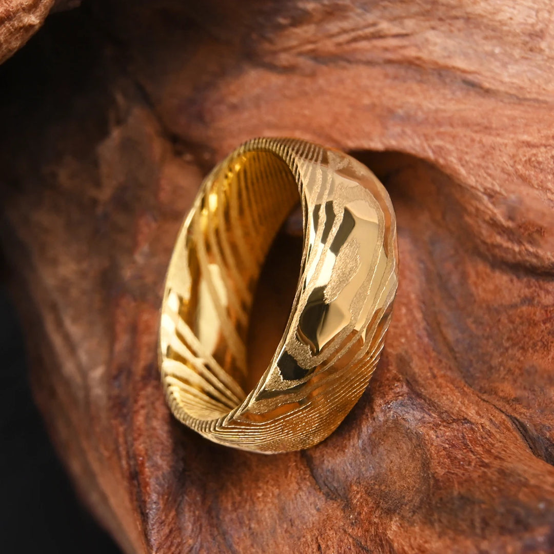 Damascus Wedding Ring