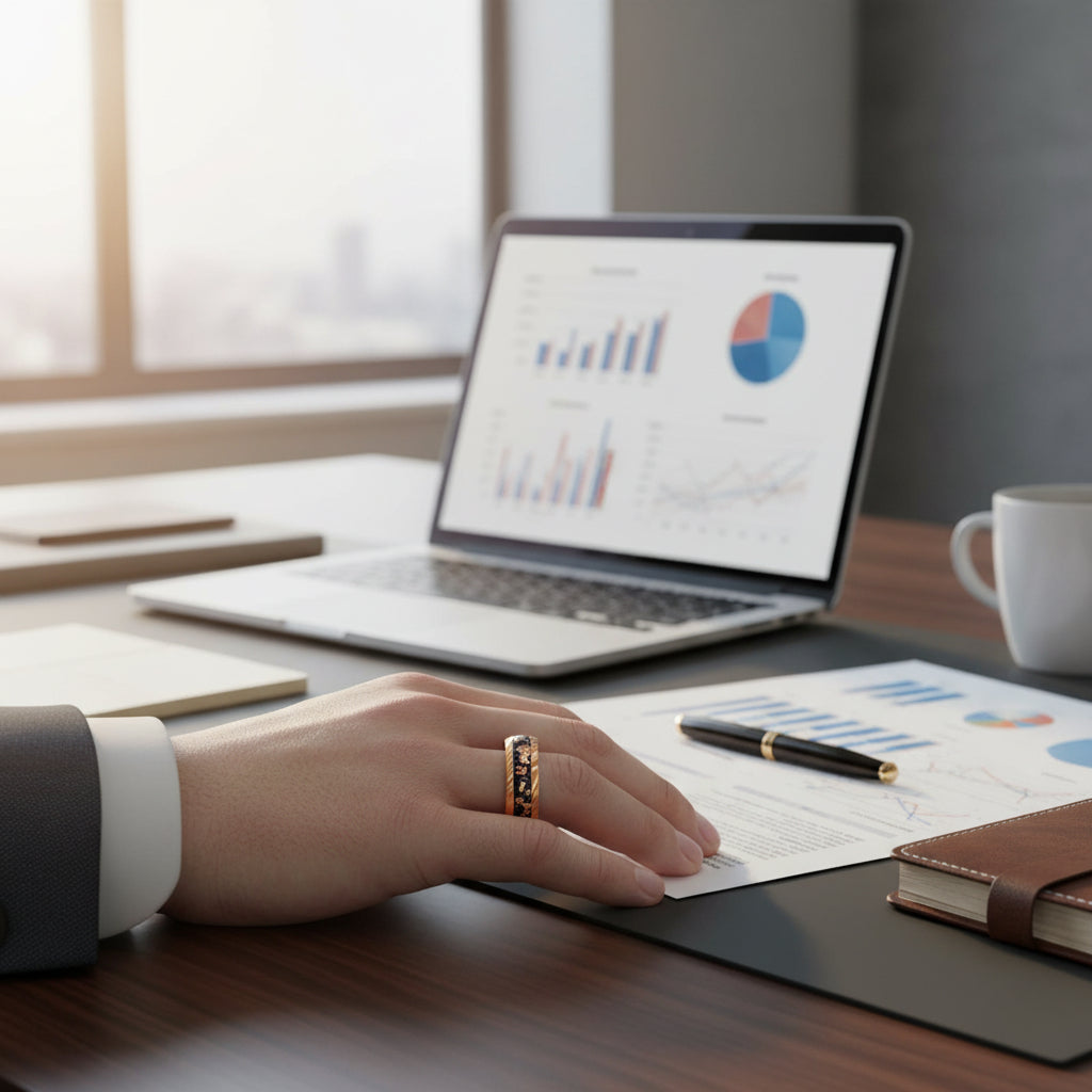 Damascus_Hammered_Stainless_Steel_Ring