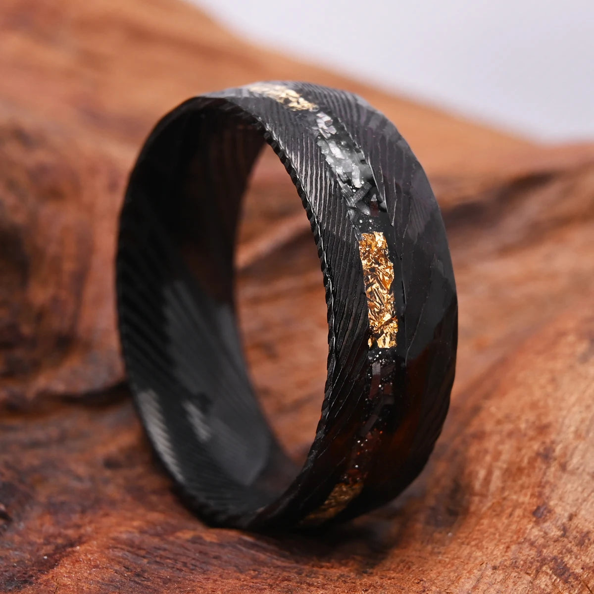 Black Damascus Ring