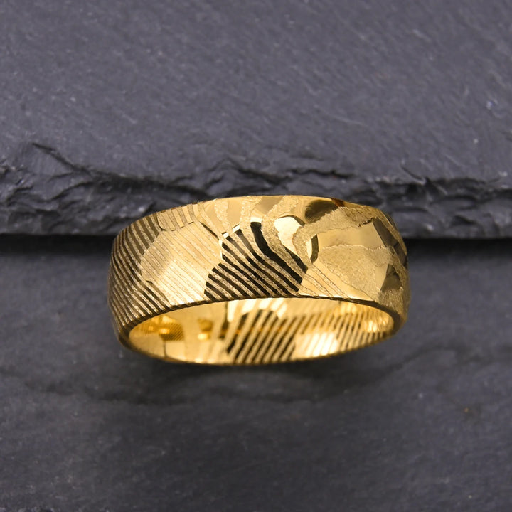 Damascus Wedding Ring
