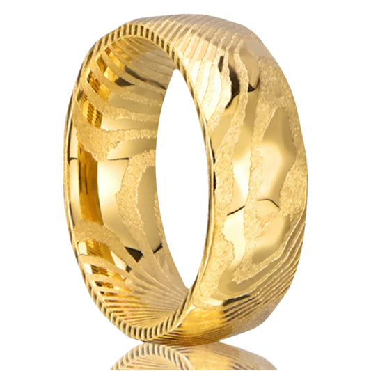 Damascus Wedding Ring