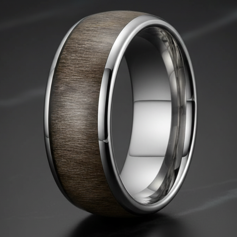 Dome-Polished_Tungsten_Ring_with_Bird_s_Eye_Maple