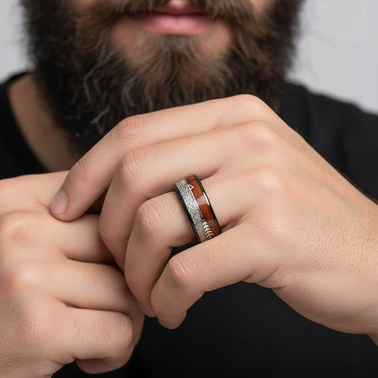 Domed Tungsten Carbide -Ring