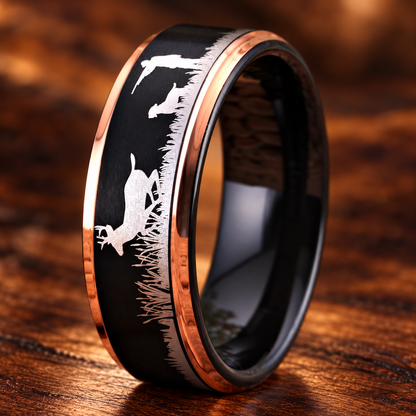 Tungsten Carbide Hunting Ring