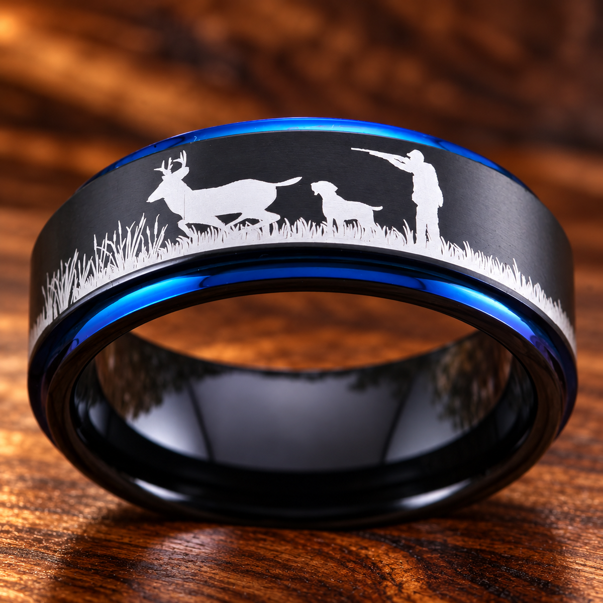 Tungsten Carbide Hunting Ring