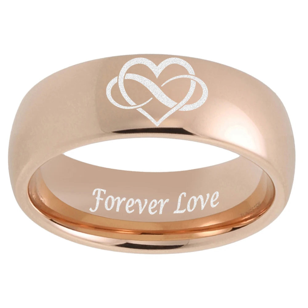 Forever Love Tungsten Wedding Band