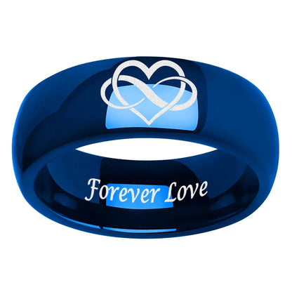 Forever Love Tungsten Wedding Band