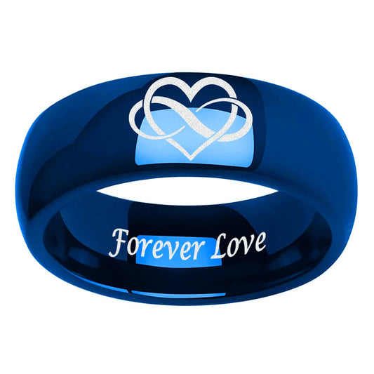 Forever Love Tungsten Wedding Band