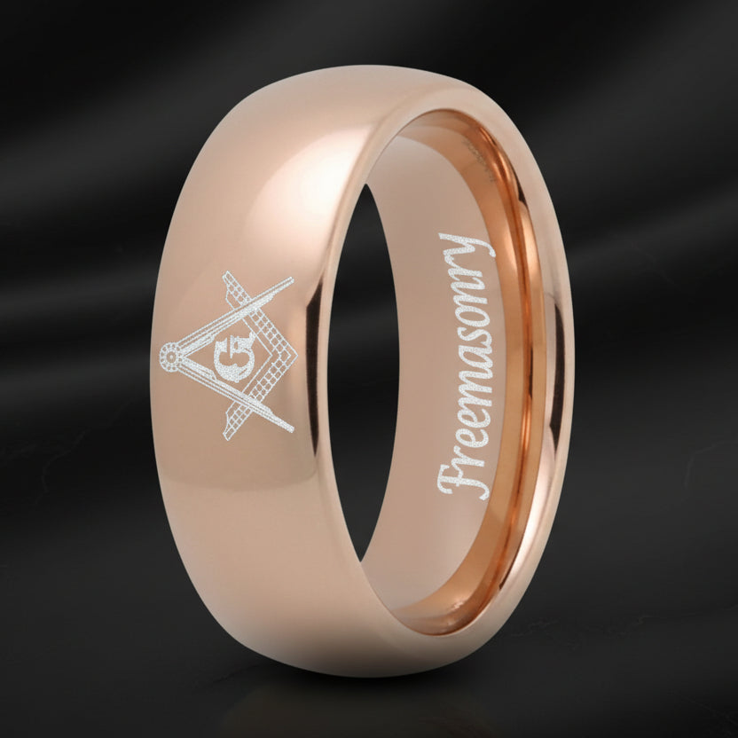 Freemason_Logo_Tungsten_Wedding_Band