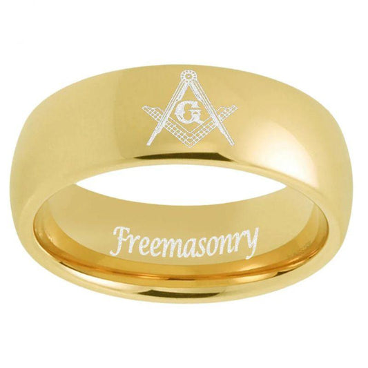 Freemason_Logo_Tungsten_Wedding_Band