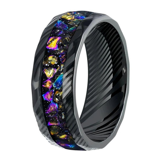Galaxy_Black_Damascus_Steel_Ring