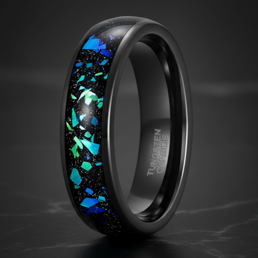 Galaxy_Opal_Inlay_Tungsten_Ring