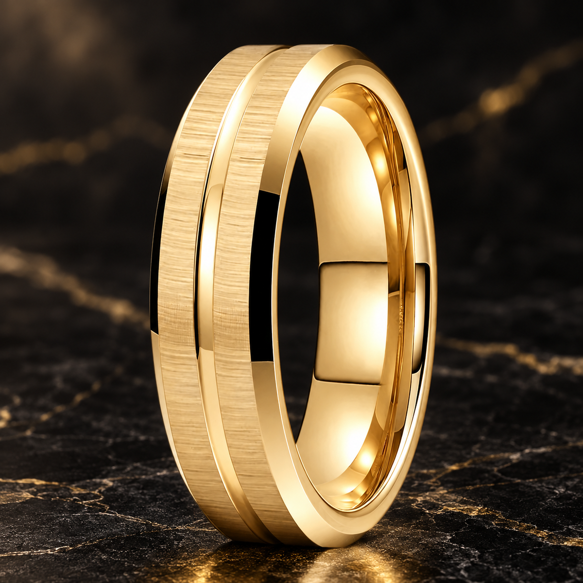 Mens 6mm Tungsten Wedding Band
