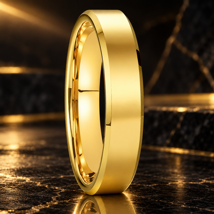 The Prestige — Gold Plated Tungsten Carbide Ring