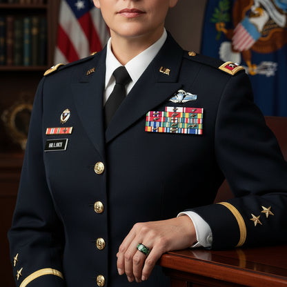 Green Nebula Tungsten Damascus Ring