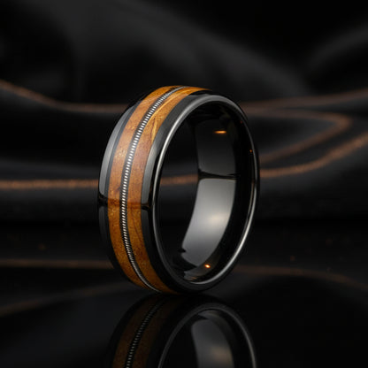 Gunmetal Tungsten Carbide Ring