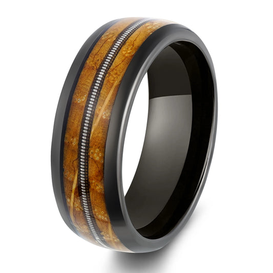 Gunmetal Tungsten Carbide Ring