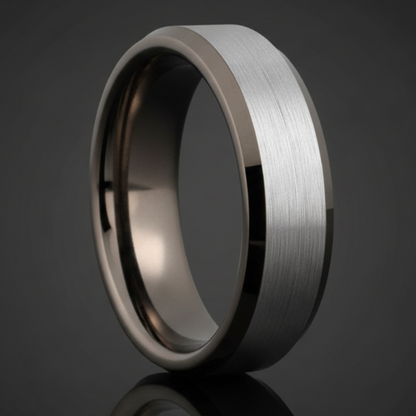 Gunmetal Tungsten Ring 