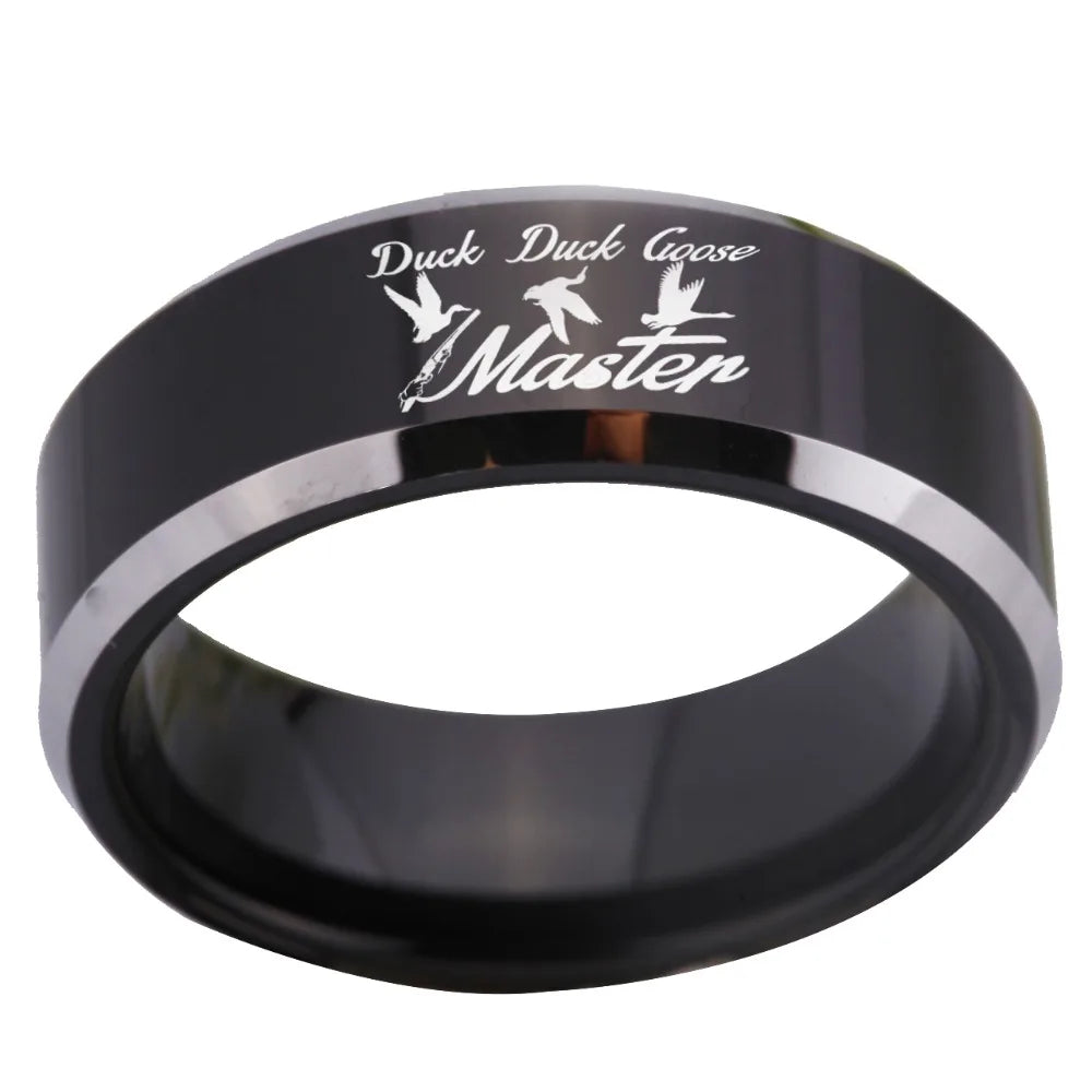 Tungsten Duck Band Ring