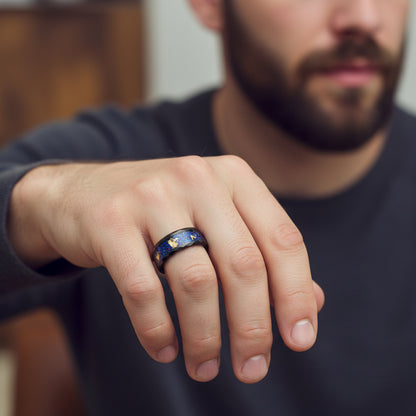 Hammered_Engagement_Ring