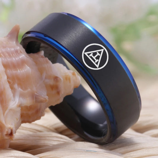 Jewelry Royal Mason Logo Tungsten Ring
