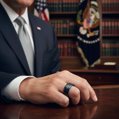 Jewelry Royal Mason Logo Tungsten Ring