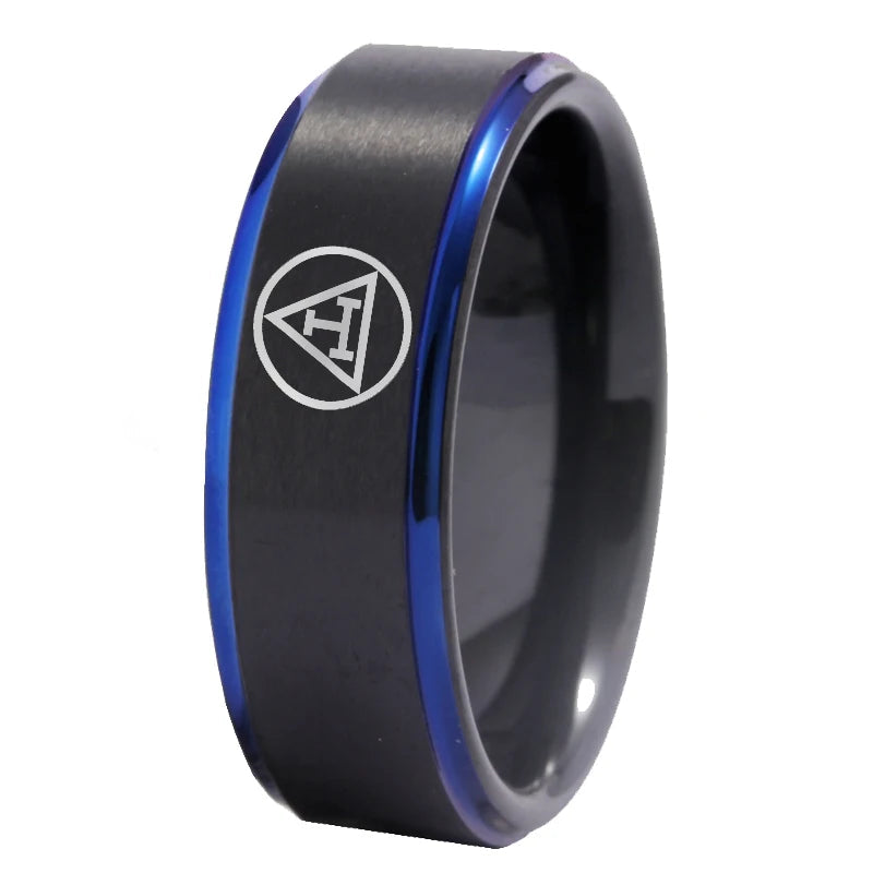 Jewelry Royal Mason Logo Tungsten Ring