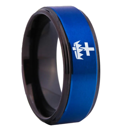 Knights Templar Tungsten ring