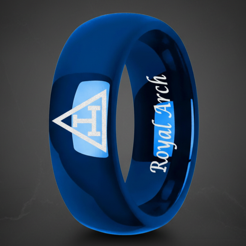 Masonic_Royal_Arch_Tungsten_Wedding_Band-Blue