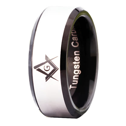 Master Freemason Tungsten ring