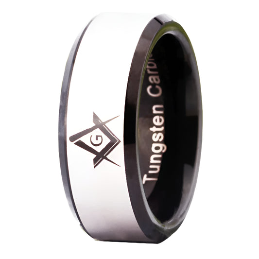 Master Freemason Tungsten ring