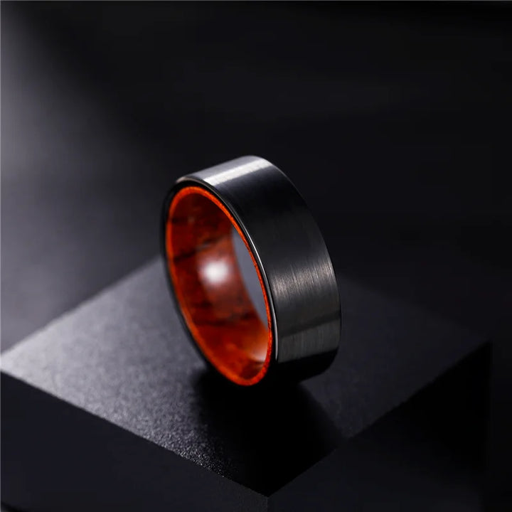 Matte Black Tungsten Ring