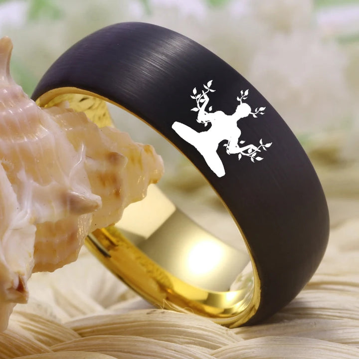 Meditation Tungsten Ring