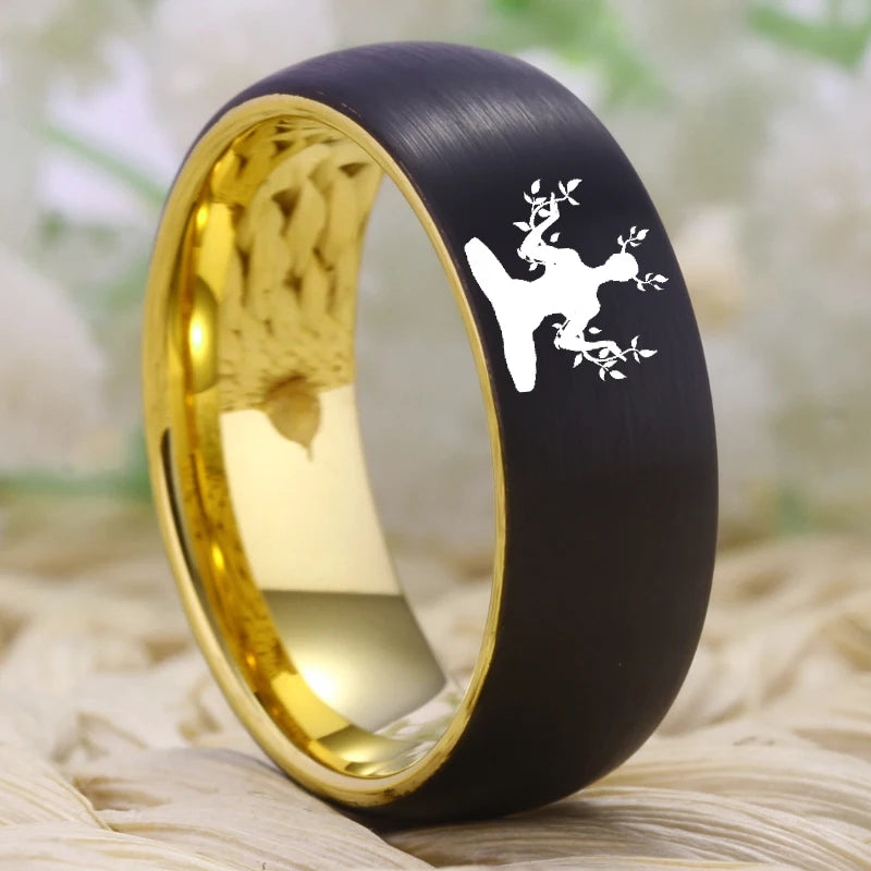 Meditation Tungsten Ring