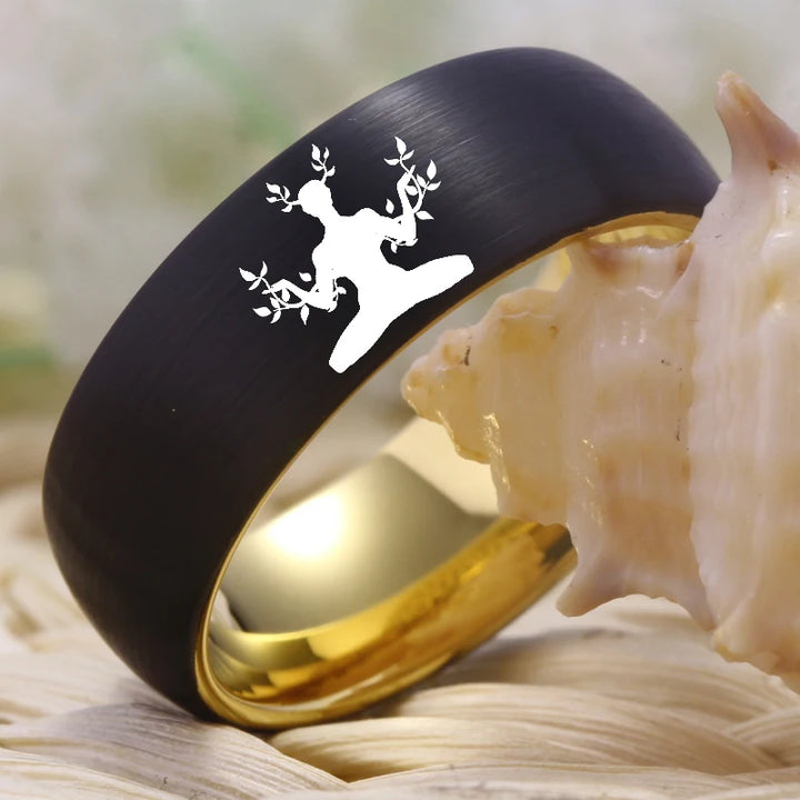 Meditation Tungsten Ring