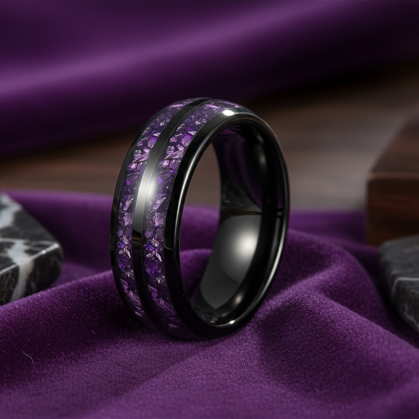 Men Band Nice Tungsten Carbide Ring