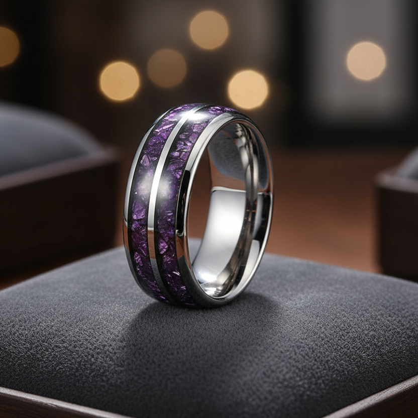 Men Band Nice Tungsten Carbide Ring
