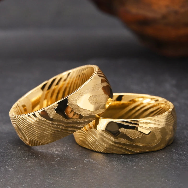 Damascus Wedding Ring